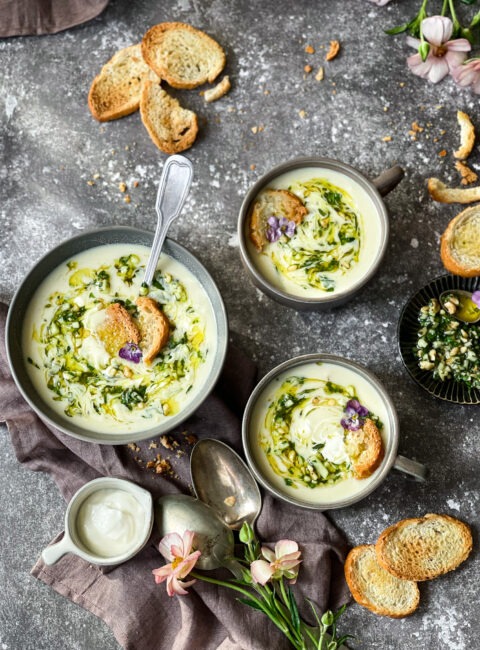 Smooth Creamy Leek Soup | Poetry of Spices