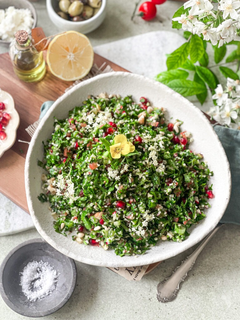 Authentic Lebanese Tabbouleh Salad - Poetry Of Spices