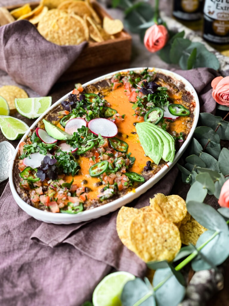 Quick & Warm Mexican Black Bean Dip - Poetry of Spices